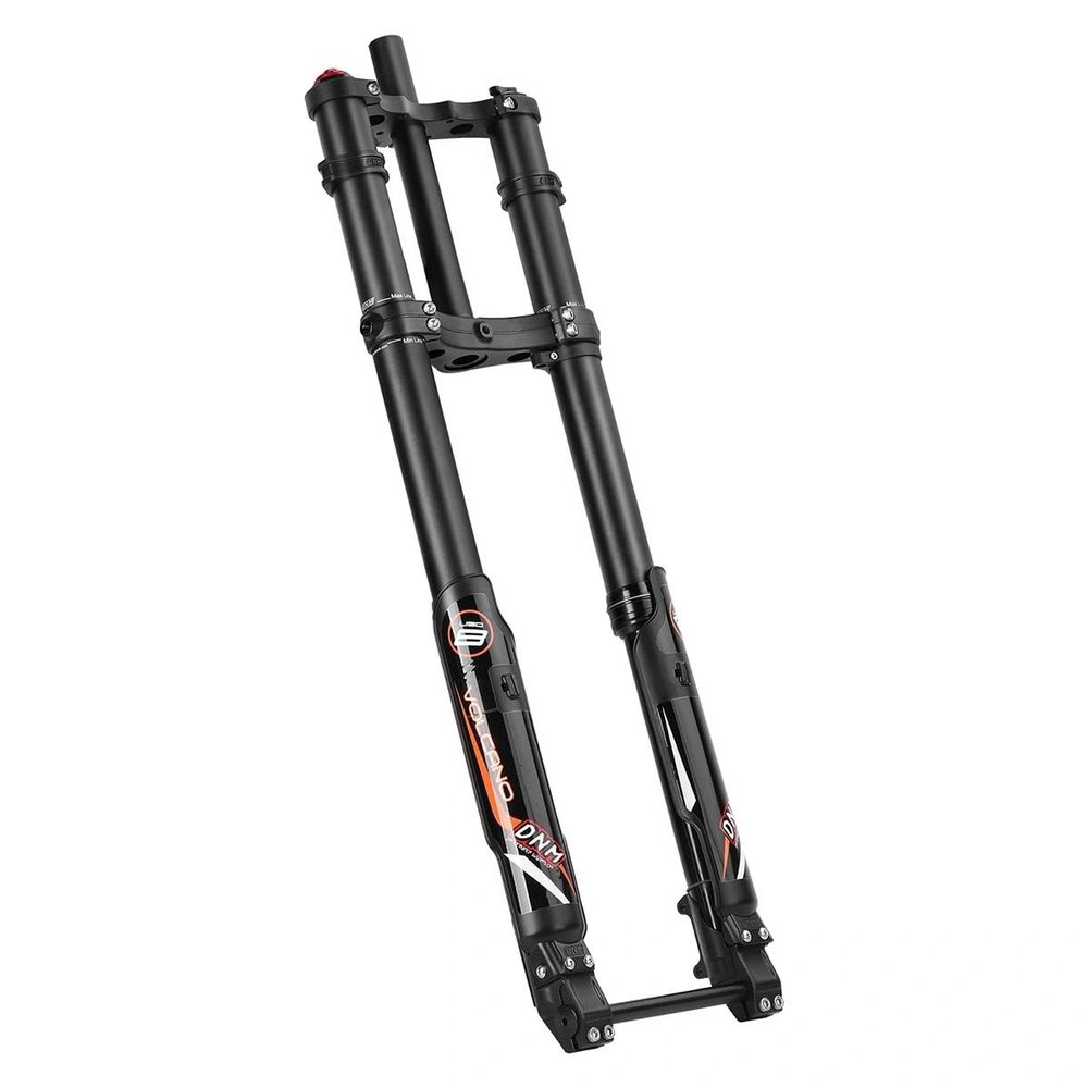catazer 20/26/27.5 Inches MTB Bike Front Fork, 120/160mm Travel 15 x 150mm Thru-Axle Boost Double Shoulder Hydraulic Shock Absorber Front Fork for Snowmobile Mountain Bike