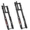 catazer 20/26/27.5 Inches MTB Bike Front Fork, 120/160mm Travel 15 x 150mm Thru-Axle Boost Double Shoulder Hydraulic Shock Absorber Front Fork for Snowmobile Mountain Bike view 4