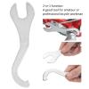Repair Wrench, 2 in 1 Bottom Bracket Spanner Lockring Pedal Removal Wrench Repair Tool view 2