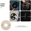 COOLHIYA 05kg Fractional Weight Plates for Strength Training Rubber Coated Plates for Home Gym for Weightlifting Squats and Deadlifts view 3