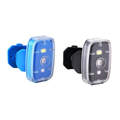 BESPORTBLE Mini Bike Warning Light 2 Pcs USB Rechargeable Running Cycle Lights Night Running Safety Reflective Bike Accessories Random Color