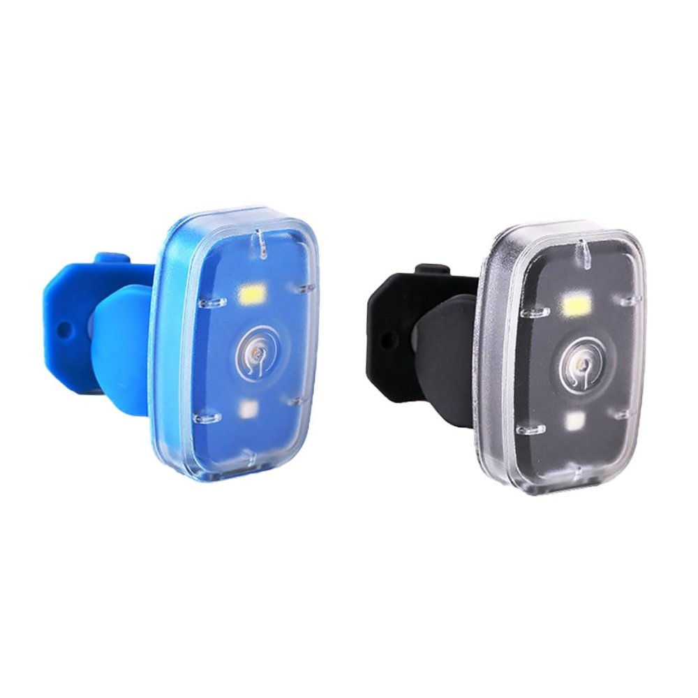 BESPORTBLE Mini Bike Warning Light 2 Pcs USB Rechargeable Running Cycle Lights Night Running Safety Reflective Bike Accessories Random Color