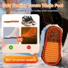 Heated Shoes for Men Rechargeable, Heating Sneakers for Women, 4000mAh Electric Self Heating Shoes Up to 20 H, Camping Foot Warmers for Outdoors Work Fishing Hunting Skiing Cycling (Gray, 6.5) view 2