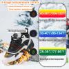 Heated Shoes for Men Rechargeable, Heating Sneakers for Women, 4000mAh Electric Self Heating Shoes Up to 20 H, Camping Foot Warmers for Outdoors Work Fishing Hunting Skiing Cycling (Gray, 6.5) view 3