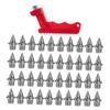 OHPHCALL 1set Metal Track Spikes Steel Replacement Spikes for Running and Track Shoes Includes and Wrench for Outdoor Sports and Training Activities view 1