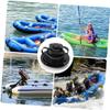BESPORTBLE 4pcs PVC Boat Air Valve Adapter for Inflatable Boats Kayak Canoe Pool Rubber Dinghy -Leak Inflation Pump Hose Screw Thread for Quick Fit Black view 4