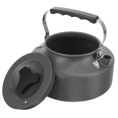 BESPORTBLE Convenient Camping Supply 1.1l Aluminum Oxide Kettle Portable Stovetop Kettle for Boiling Water Soup and Noodles for Outdoor Activities