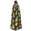Kycvds Pineapple Costume Adult Cloak With Hood Casual Hooded Robe Cloak Robe Clothing Hooded Coat Hooded Uniform view 4