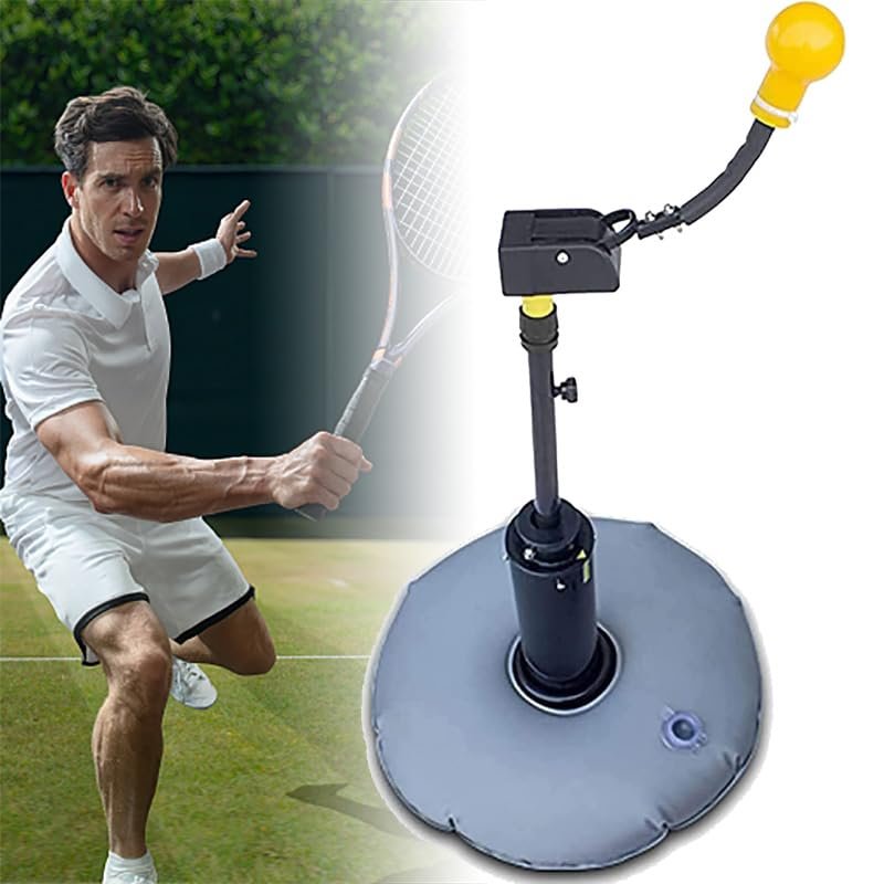 XQZMZSCP Portable Tennis Training Device, Tennis Swing Trainer, Adjustable Height, Durable and Sturdy, Tennis Swing Fixed Practice