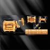 Ashconfish TR-80 Trolling Reel,Conventional Reels for Deep Sea Fishing 7+1BB Ultra Smooth,2 Speed Gear Ratio 1.3:1/2.7:1 for Tuna Fishing view 3
