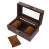 BESTYASH Elegant Watch Display Case Vanity Wristwatch Organizer for Men and Women Durable Storage Box for Jewelry and Watches Compact Design with Slots for Easy Access view 1