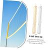 BESPORTBLE 4pcs Volleyball Net Measurement Chain Tool Durable Equipment for Precise Net Height Measurement Lightweight and Portable for Referees Gold Silver view 3