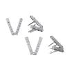 BLACKNANA Elegant Crystal Shoe for Female Shoes Glittering Shoe Clips Buckles Jewelry Decorations Shoes Add On view 4