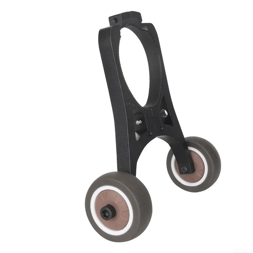 CRIDENG Kids Bike Training Wheels, Auxiliary Wheels for MaxG30 Folding Electric Scooter, Black Plastic, 165mm, Scooter Accessory
