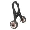 CRIDENG Kids Bike Training Wheels, Auxiliary Wheels for MaxG30 Folding Electric Scooter, Black Plastic, 165mm, Scooter Accessory view 1