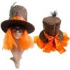 1set Adult Cosplay Top Caps with Beard Parties Cosplay Top Caps Halloween Carnivals Photography Cosplay Hat for Teen ADU view 2