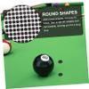 WOONEKY 2sheets Billiard Table Black Dot Marking Stickers Self-Adhesive Locating Dots for Pool Tables Durable Cloth Material for Snooker and Billiard Ball Placement view 3