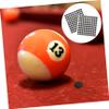 WOONEKY 2sheets Billiard Table Black Dot Marking Stickers Self-Adhesive Locating Dots for Pool Tables Durable Cloth Material for Snooker and Billiard Ball Placement view 4