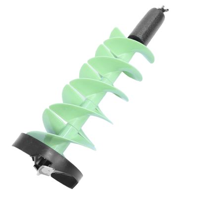 8in Diameter Ice Auger Drill Ice Auger Drill Bit, Ice Fishing Auger Drill Bit Bit Nylon Cordless Ice Auger with Drill Adapter for Ice Fishing