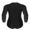 Winnrchan Men's Shiny Latin Ballet Dance Shirt Leotard Long Sleeve Ballroom Samba Salsa Performance Costume Black XX-Large view 2