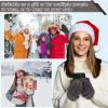 CZBRO Women's Winter Gloves, Winter Warm Mittens Thick Knitted Gloves Mittens Warm Soft Lining Cold Weather Accessories Gifts (1 Pair, Dark Grey) view 2