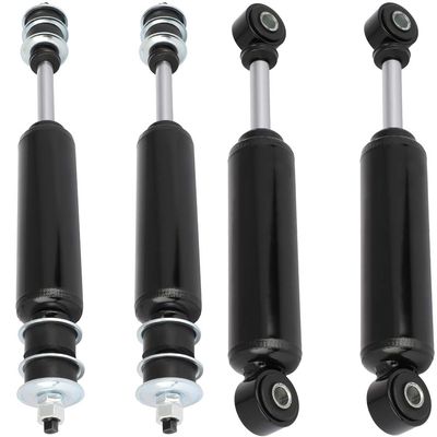 LSAILON 4 PCS Golf Cart Front Rear Shocks Absorbers Strut for Club Car 1981-2007 DS Gas and Precedent 2000-up, with 1014235 1015813 1010991 1033510-01 CP10142354 1014236 shocks