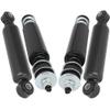 LSAILON 4 PCS Golf Cart Front Rear Shocks Absorbers Strut for Club Car 1981-2007 DS Gas and Precedent 2000-up, with 1014235 1015813 1010991 1033510-01 CP10142354 1014236 shocks view 2