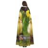 HCBPWVQA Unisex Full Length Halloween Hooded Cloak Cute Ducks Hooded Robe Witch Cape for Halloween Cosplay Costume view 4