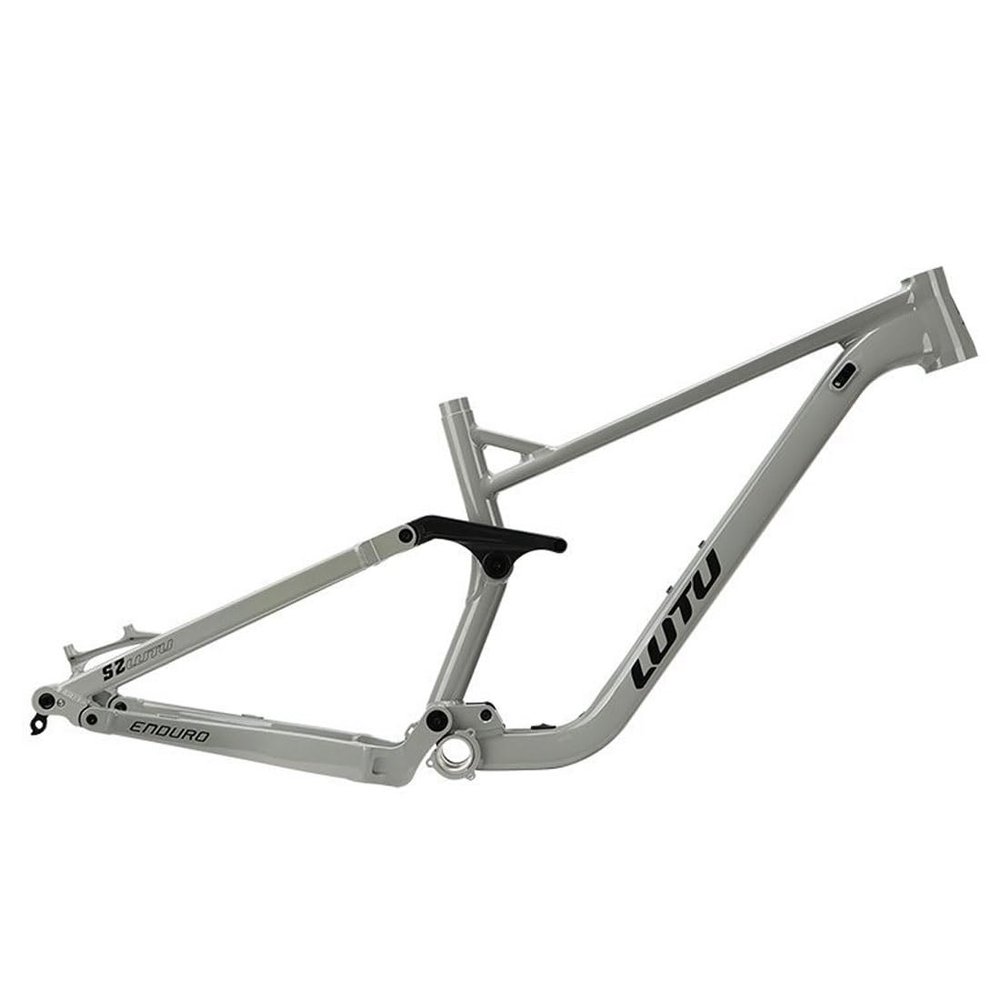HIMALO Full Suspension Mountain Bike Frame 27.5er/29er Downhill Enduro Frame 16''/18'' Thru Axle 12x148mm Boost Frame Travel 140mm Aluminium Alloy Disc Brake Frame DH/AM/XC(Gray,M(16''))