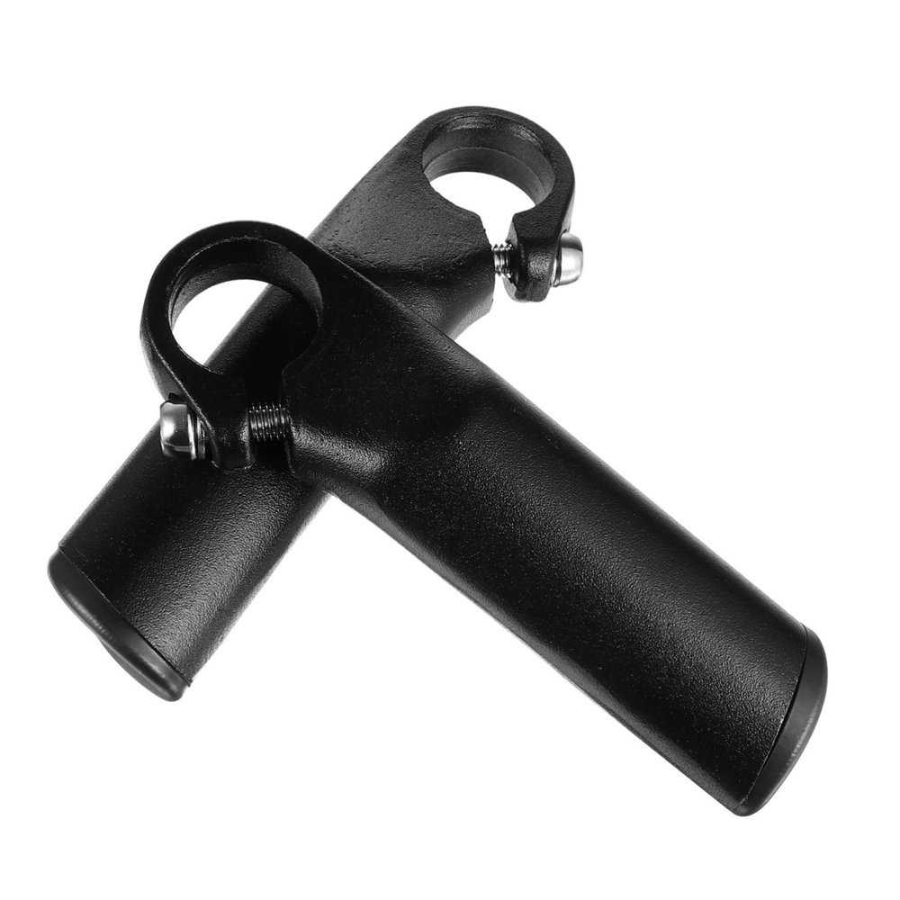 1pair Aluminum Alloy Auxiliary Bike Handlebar Comfortable Grip for Mountain Cycling Easy Installation Black