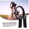 1pair Aluminum Alloy Auxiliary Bike Handlebar Comfortable Grip for Mountain Cycling Easy Installation Black view 2