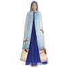 HCBPWVQA Unisex Full Length Halloween Hooded Cloak Cute Snowmen Christmas Hooded Robe Witch Cape for Halloween Cosplay Costume view 2