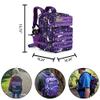 Lovelinks21 25L Tactical Military Backpack Small Travel Rucksack for Men and Women Assault Pack Bug Out Bag Molle Daypack Gym Backpack with Bottle Holder (Purple Pony) view 2