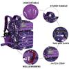 Lovelinks21 25L Tactical Military Backpack Small Travel Rucksack for Men and Women Assault Pack Bug Out Bag Molle Daypack Gym Backpack with Bottle Holder (Purple Pony) view 4