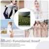 VFKLT Tassel Blanket Scarf, Golf Ball Printed Winter Women Warm Scarf Long Scarf Cold Weather Thick Blanket Scarfs Shawl Scarf Soft Big Scarf for Women view 3