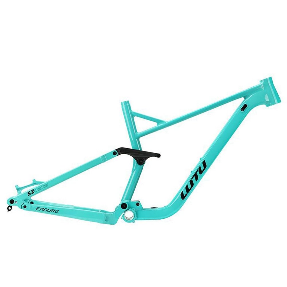 HIMALO Full Suspension Mountain Bike Frame 27.5er/29er Downhill Enduro Frame 16''/18'' Thru Axle 12x148mm Boost Frame Travel 140mm Aluminium Alloy Disc Brake Frame DH/AM/XC(Blue,L(18''))