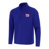 Antigua Men's Royal New York Giants Insider Quarter-Zip Pullover Top view 1