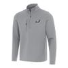 Antigua Men's Gray Philadelphia Eagles Insider Quarter-Zip Pullover Top view 1