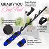 Foot and Calf Stretcher Strap for Physical Therapy and Flexibility view 2