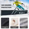 AUMTISC Ski Bag and Boot Bag Combo, Padded Two-Piece Set Skis and Boots Bag for Air Travel, Snow Ski Carrying Bag Transport Skis Up to 200 CM, Ski Boots Size Up to 13 view 4