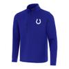 Antigua Men's Royal Indianapolis Colts Insider Quarter-Zip Pullover Top view 1