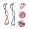 2pcs Yoga Bar Kit for Stretching and Flexibility Elastic Resistance Bands for Shoulder and Chest Workout Fitness Equipment for Home Exercise Blue view 2