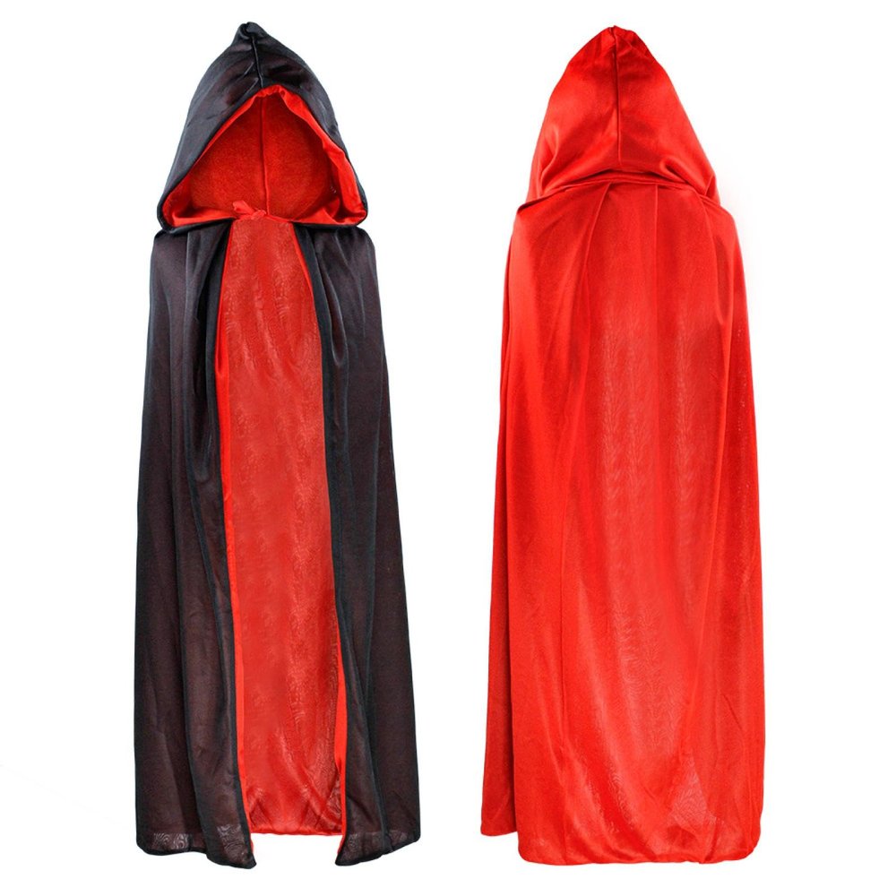 EDBAZLAGE 2 Suits, Hooded Capes, Halloween Witcher Capes, Full Robes, Ladies, Male Cosplay Costumes, Unisex Costumes