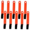 Happyyami 12pcs Fluorescent Trail Marking Clips Reflective Glow Clips for Archery Hiking and Camping PVC Design for Enhanced Visibility view 1