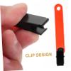 Happyyami 12pcs Fluorescent Trail Marking Clips Reflective Glow Clips for Archery Hiking and Camping PVC Design for Enhanced Visibility view 2
