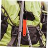 Happyyami 12pcs Fluorescent Trail Marking Clips Reflective Glow Clips for Archery Hiking and Camping PVC Design for Enhanced Visibility view 3