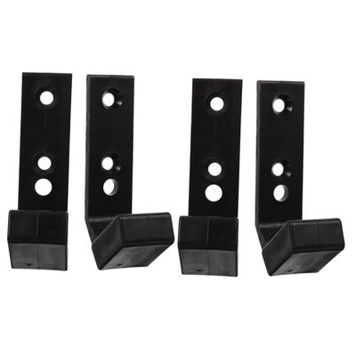 Parliky Gym Bar Wall Rack Barbell Storage Hooks Weight Lifting Rack Hooks Wall Mounted Barbell Holder Set