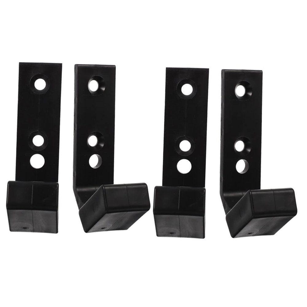 Parliky Gym Bar Wall Rack Barbell Storage Hooks Weight Lifting Rack Hooks Wall Mounted Barbell Holder Set