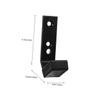 Parliky Gym Bar Wall Rack Barbell Storage Hooks Weight Lifting Rack Hooks Wall Mounted Barbell Holder Set view 4