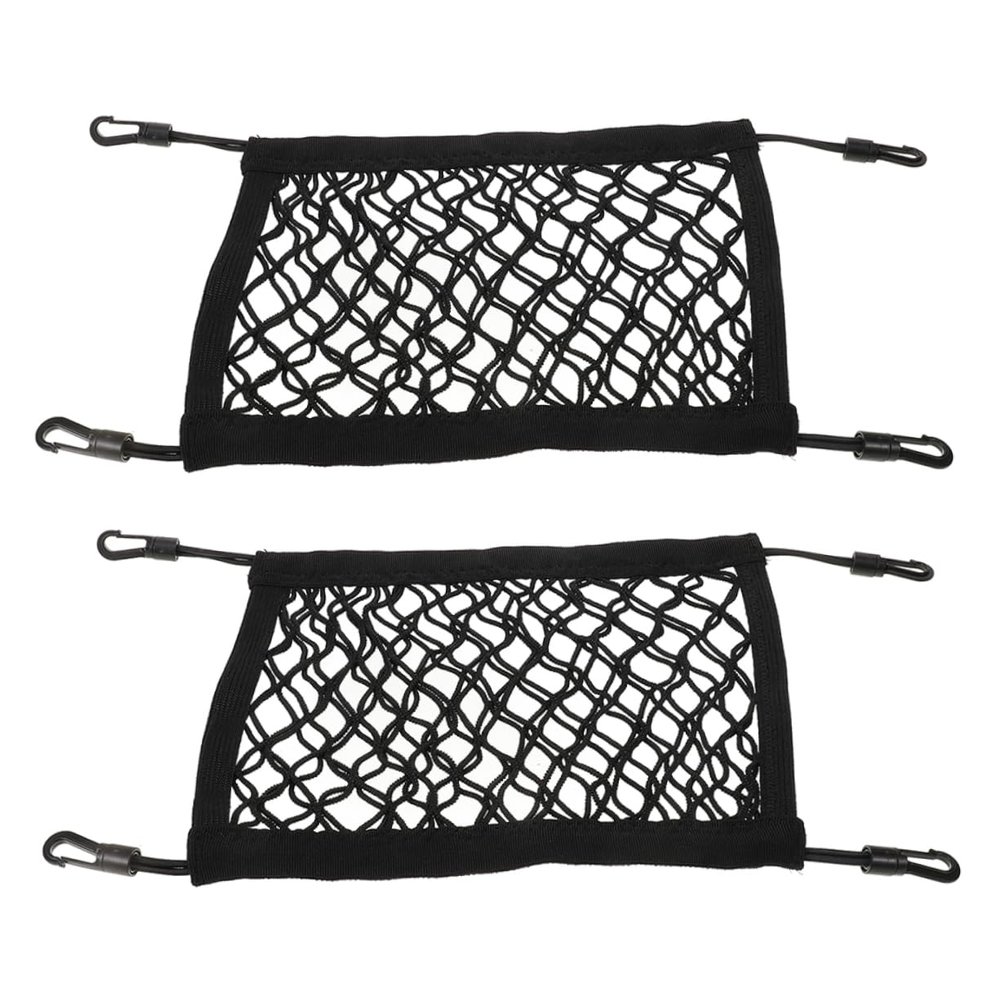 BRIGHTFUFU 2pcs Elastic Net Storage Bag for Paddleboard Multi-Functional Mesh Pouch for Kayak and Surfboard Portable Organizer for Water Sports Sundries and Essentials